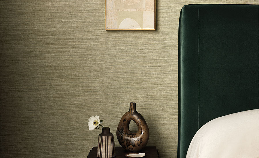 Pierre Frey Romo | Ciro Embossed Wallcovering – Doeskin — scenography