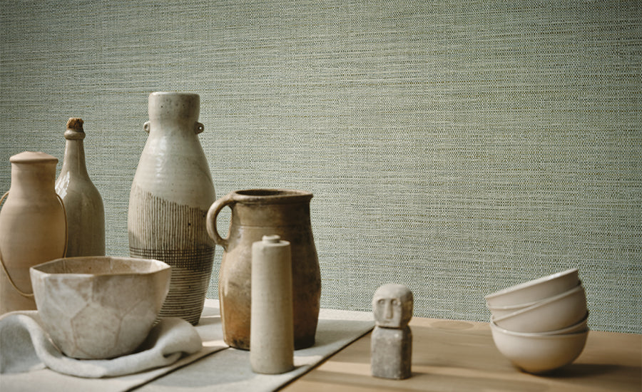 Romo Textured Wallcoverings Vol II collection room set