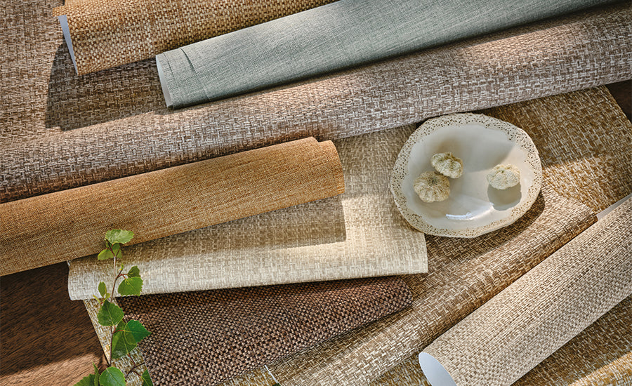 Romo Textured Wallcoverings Vol II collection room set