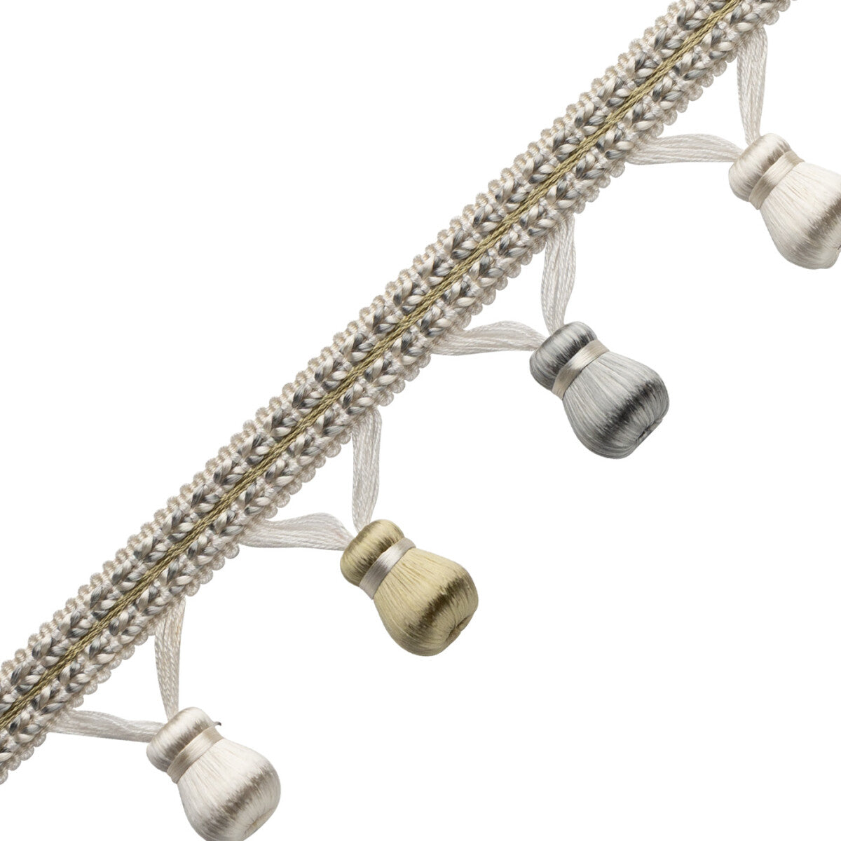 Katerina Beaded Fringe — Linden Mist