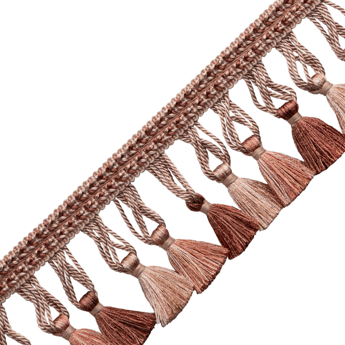 Katerina Tassel Fringe — Siena Blush