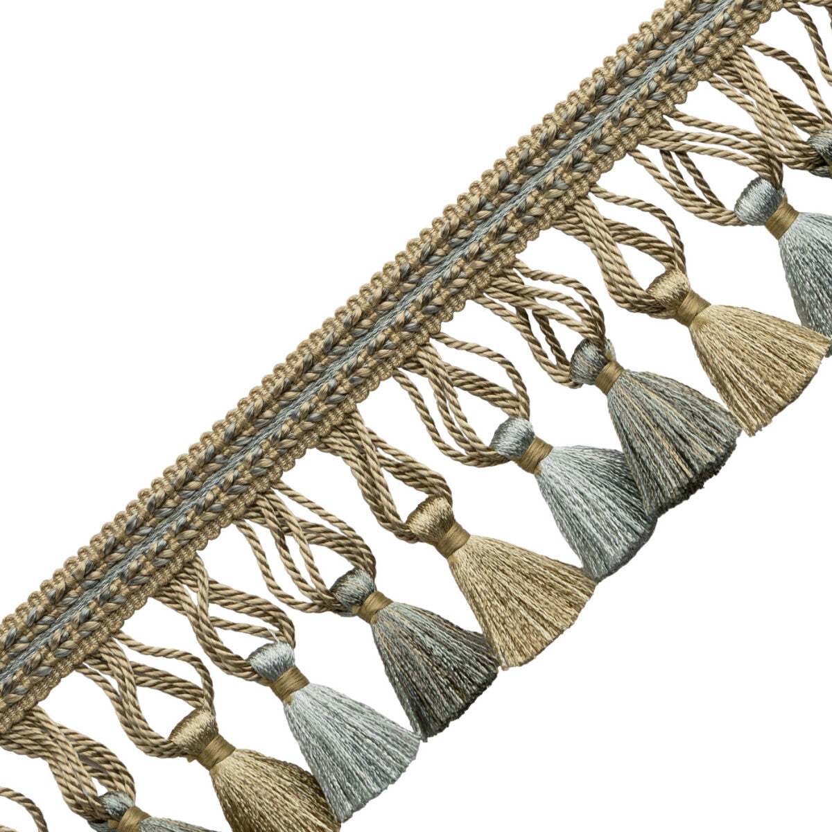 Katerina Tassel Fringe — Verdigris