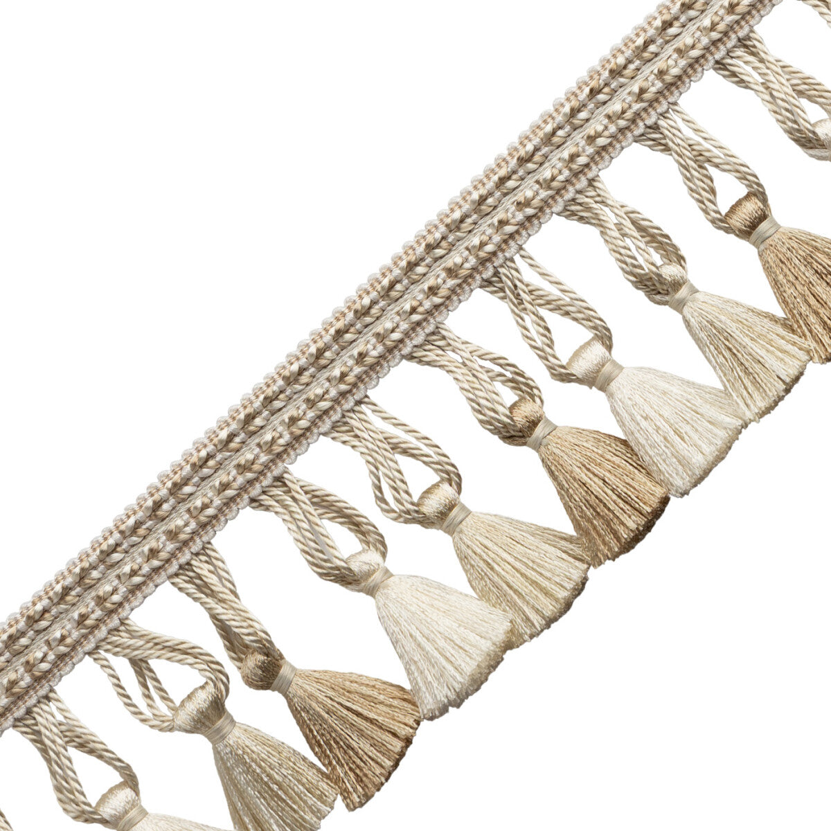 Katerina Tassel Fringe — Bisque