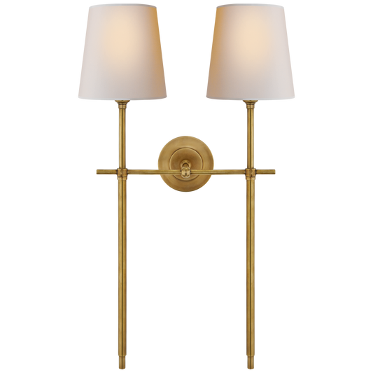 Visual Comfort | Thomas O'Brien | Bryant Large Double Tail Sconce
