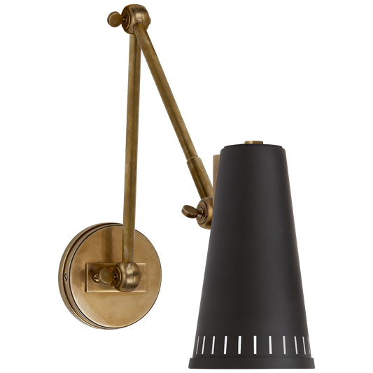 Visual Comfort | Thomas O'Brien | Antonio Adjustable Two Arm Wall Lamp