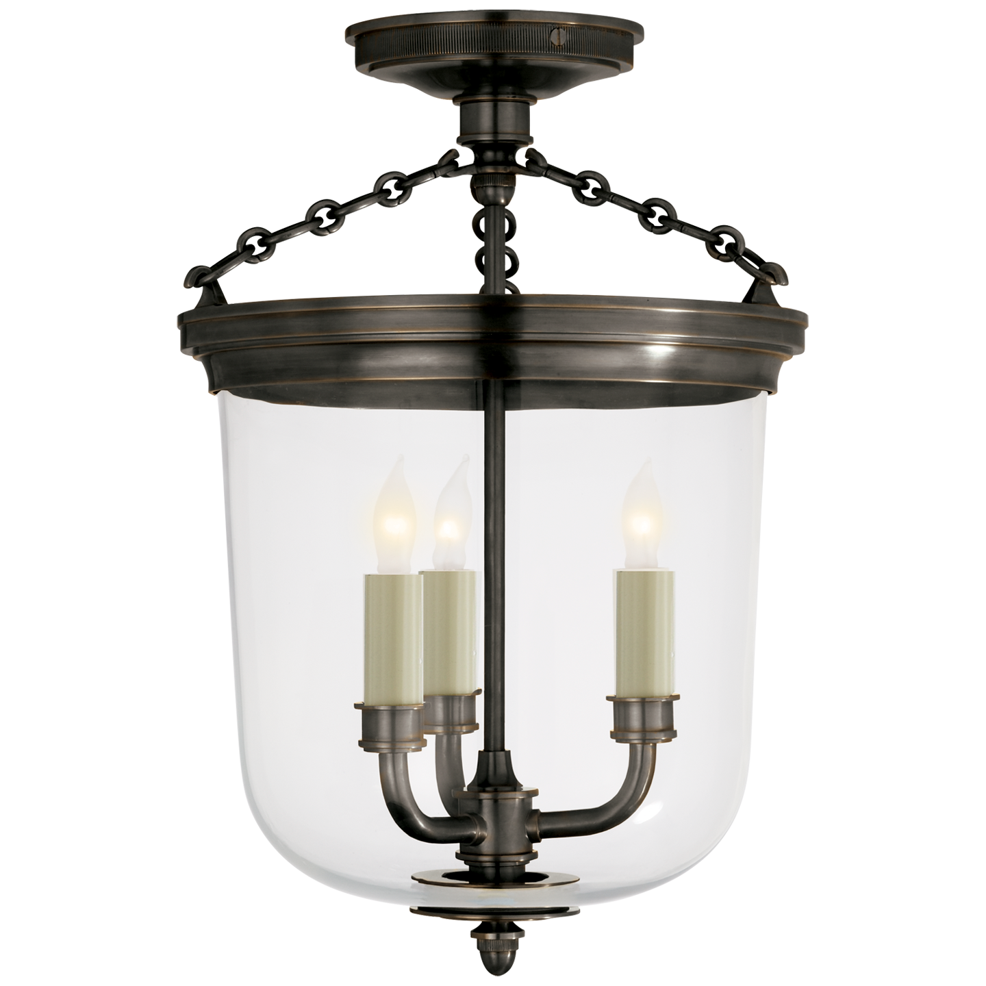 Merchant Semi-Flush - Bronze