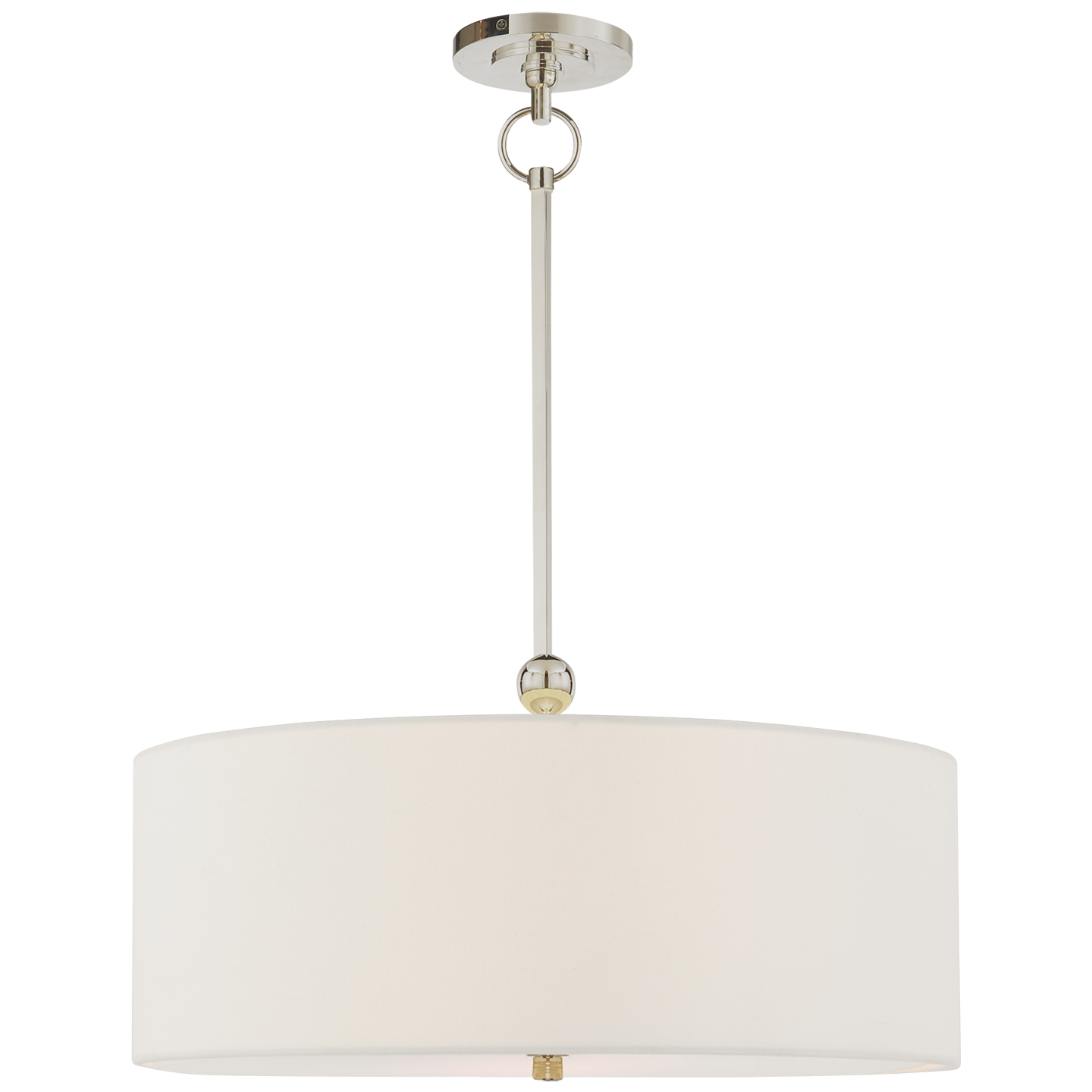 Reed Hanging Shade - Polished Nickel