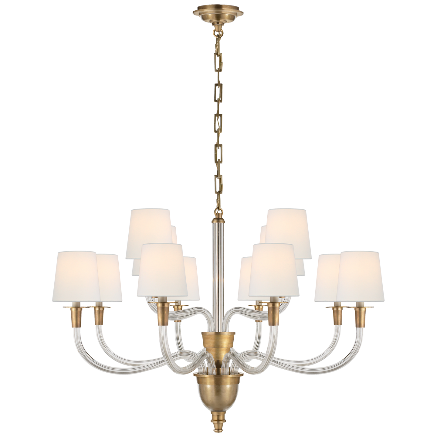 Visual Comfort | Thomas O'Brien | Vivian Large Two-Tier Chandelier