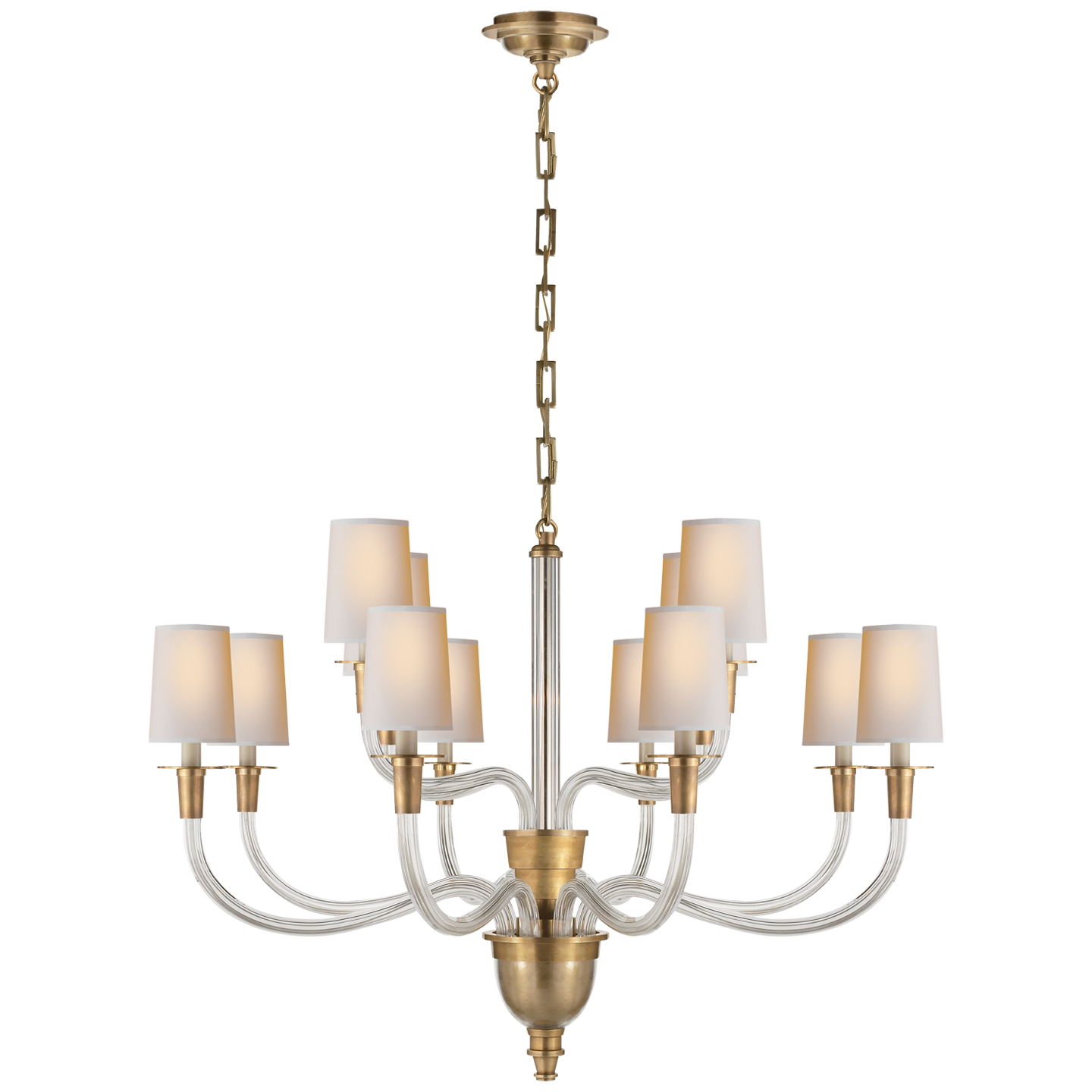 Visual Comfort | Thomas O'Brien | Vivian Large Two-Tier Chandelier