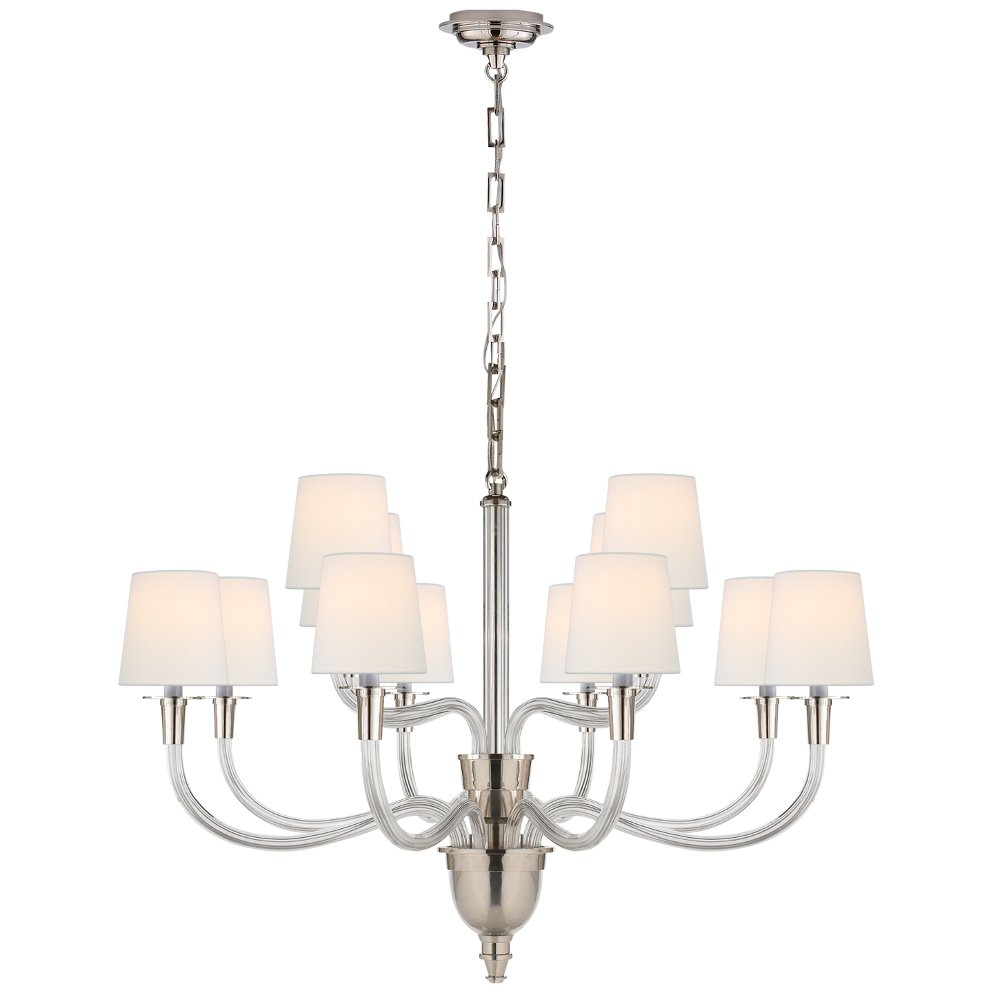 Visual Comfort | Thomas O'Brien | Vivian Large Two-Tier Chandelier