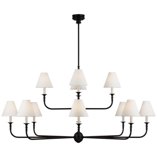 Visual Comfort | Thomas O'Brien | Piaf Grande Two-Tier Chandelier