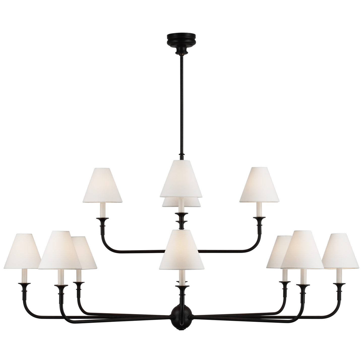 Visual Comfort | Thomas O'Brien | Piaf Grande Two-Tier Chandelier
