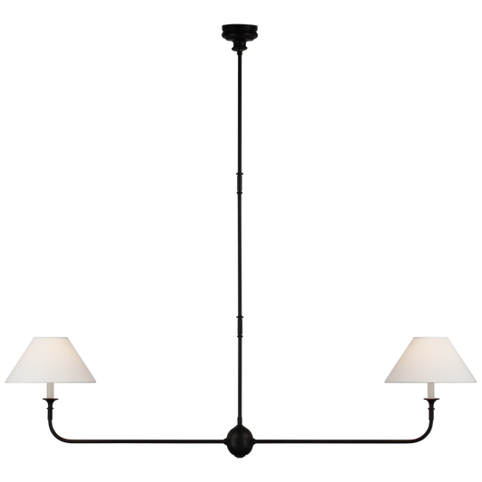 Visual Comfort | Thomas O'Brien | Piaf Large Two Light Linear Pendant