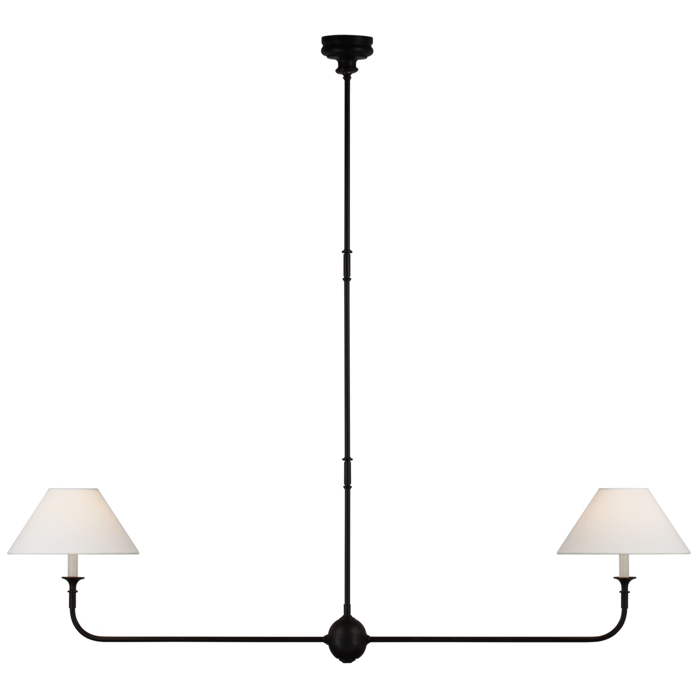 Visual Comfort | Thomas O'Brien | Piaf Large Two Light Linear Pendant