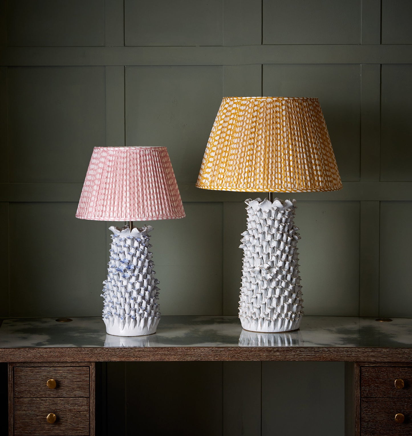 Julian Chichester | Violet Table Lamp White - Large