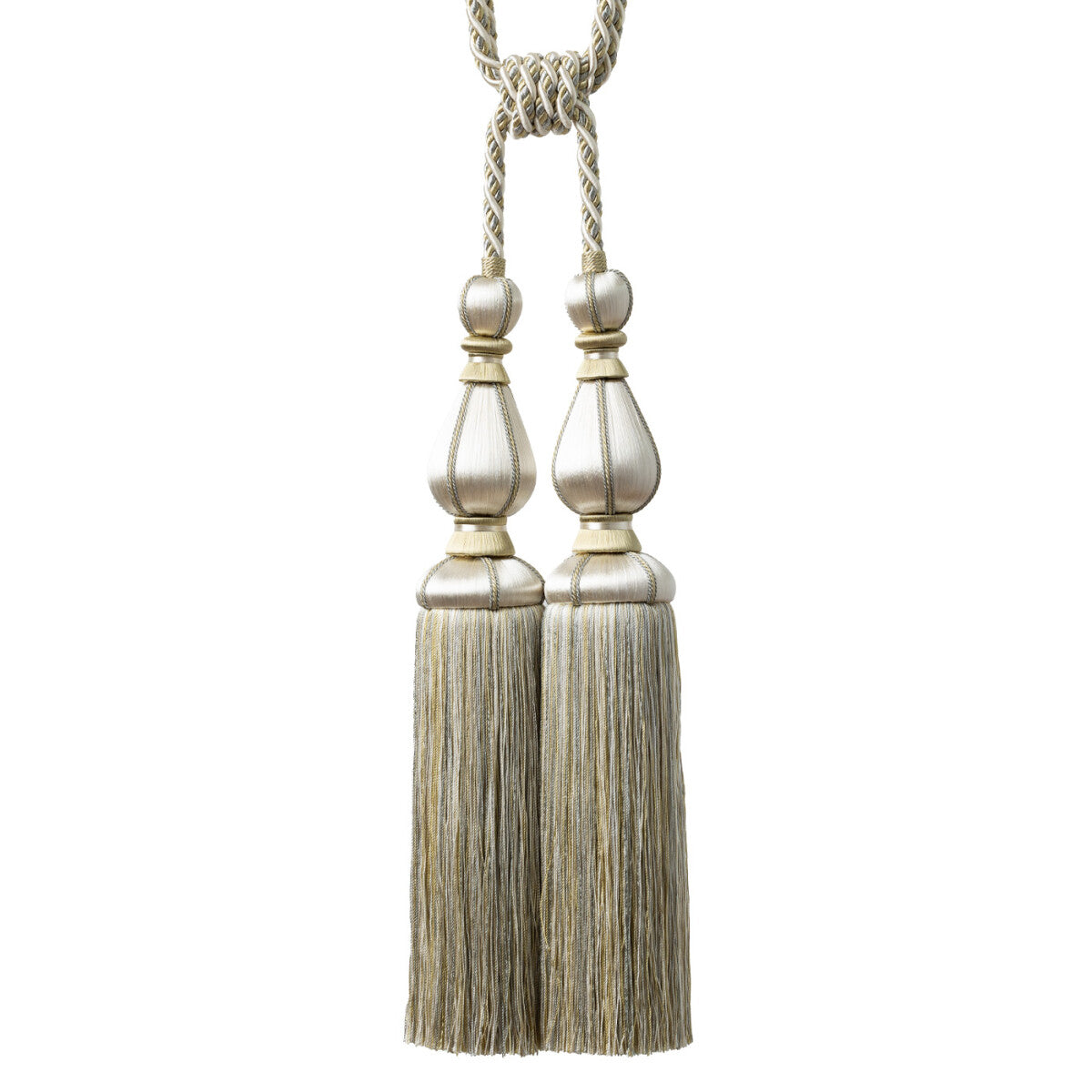 Katerina Double Tassel Tieback — Linden Mist