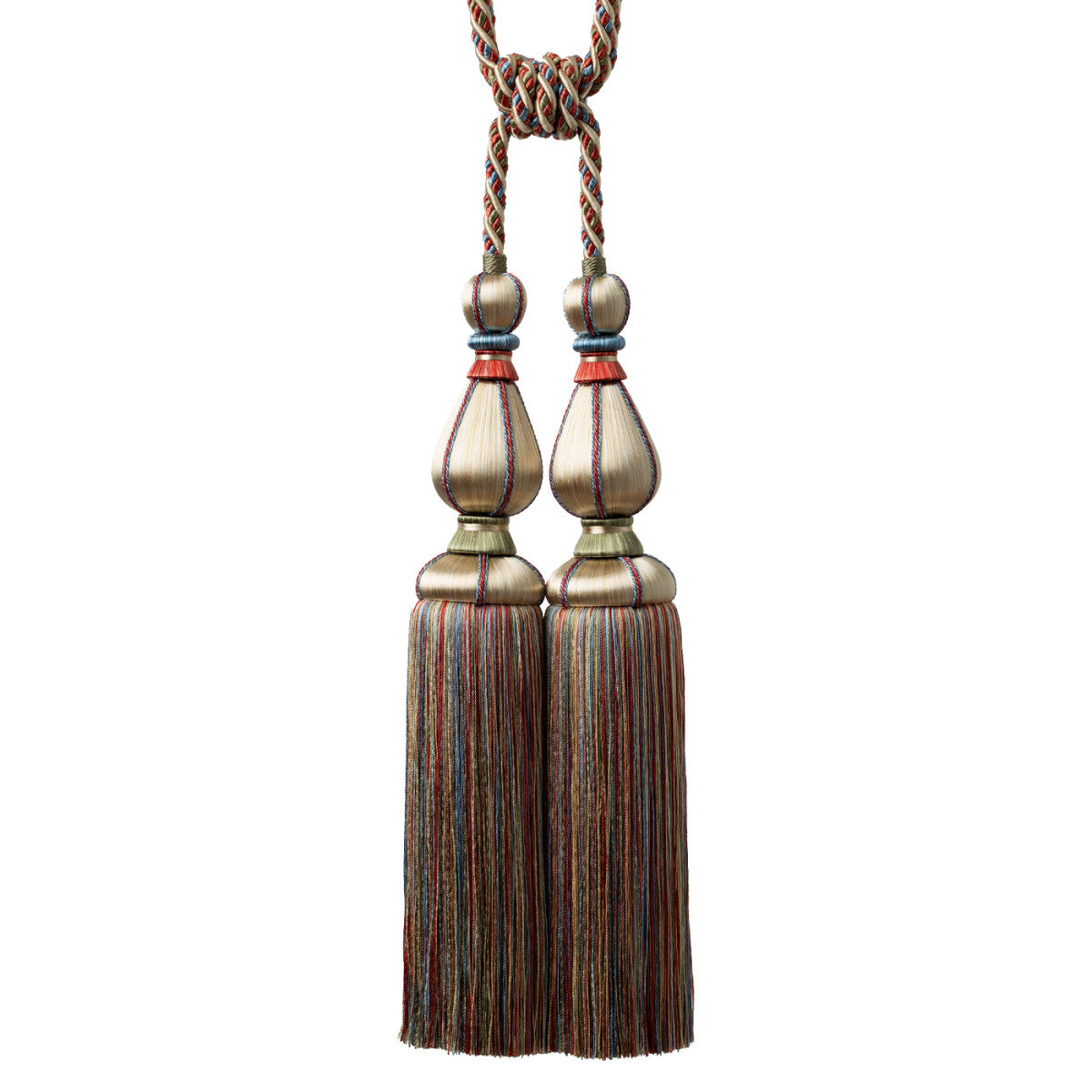 Katerina Double Tassel Tieback — Cloisonné
