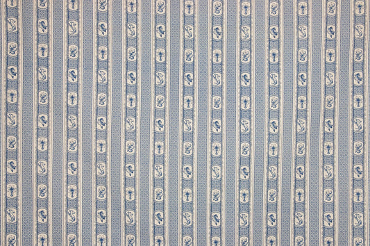 Pierre Frey Marquis De Pierre - Rayure - Bleu