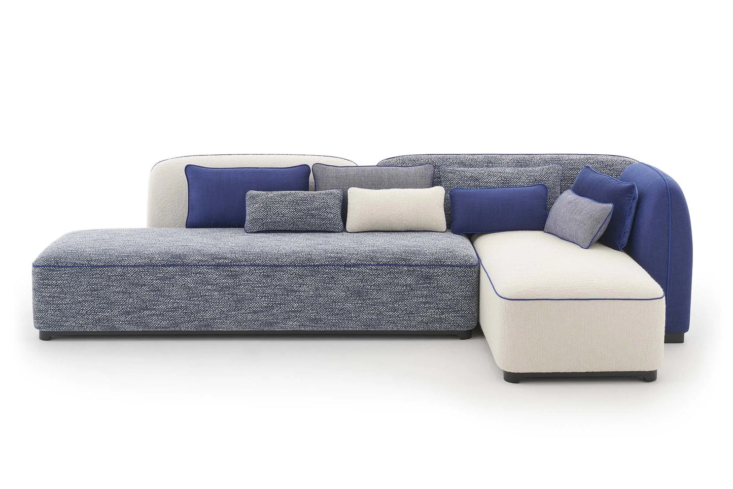 Pierre Frey Dolmen - Lacquered beech; Removable cushion(s) - Piping