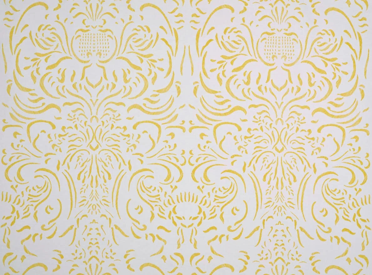 Pierre Frey French Damask Outline - Sunflower