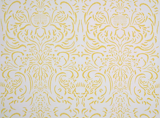 Pierre Frey French Damask Outline - Sunflower