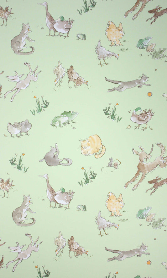 Osborne & Little | Quentin'S Menagerie wallcovering - W6063-01
