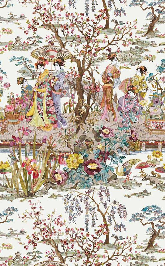 Osborne & Little | Japanese Garden wallcovering - W7024-03