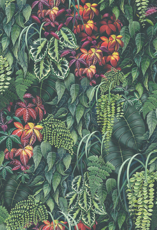 Osborne & Little | Green Wall wallcovering - W7330-01