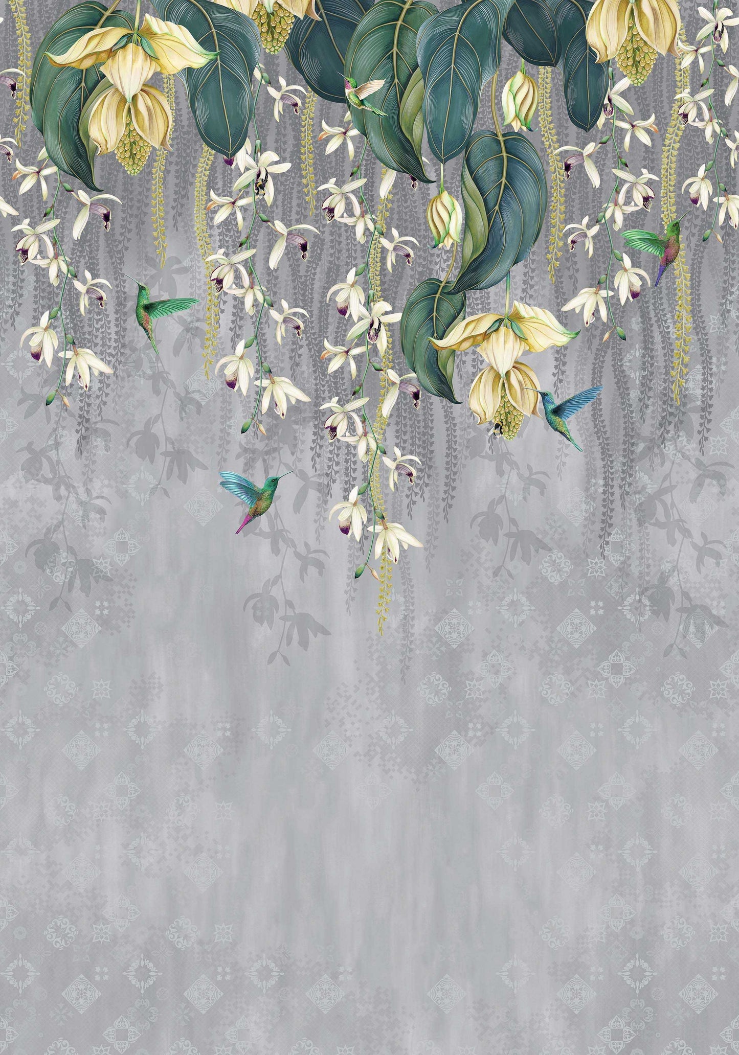 Osborne & Little | Trailing Orchid wallcovering - W7334-02