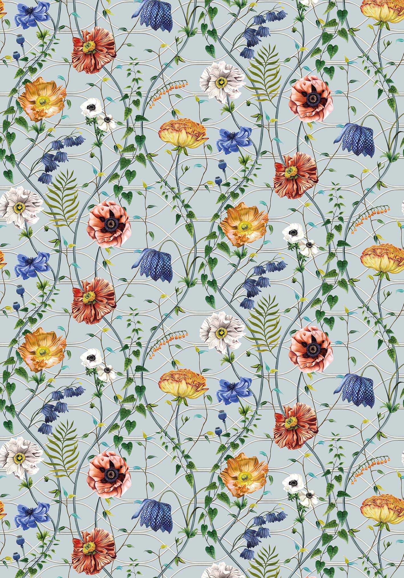 Osborne & Little | Lamorran Trail wallcovering - W7684-02