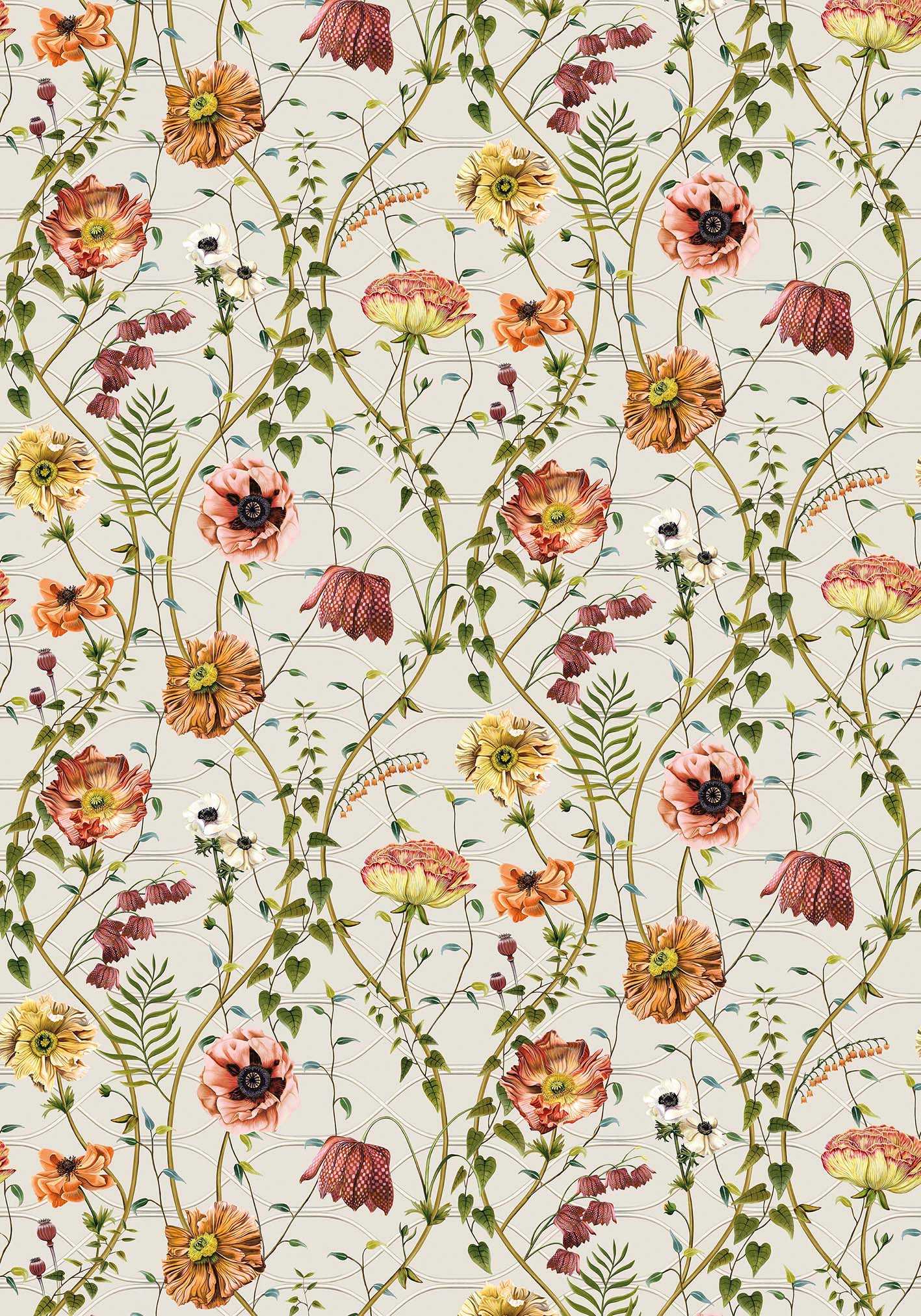 Osborne & Little | Lamorran Trail wallcovering - W7684-03