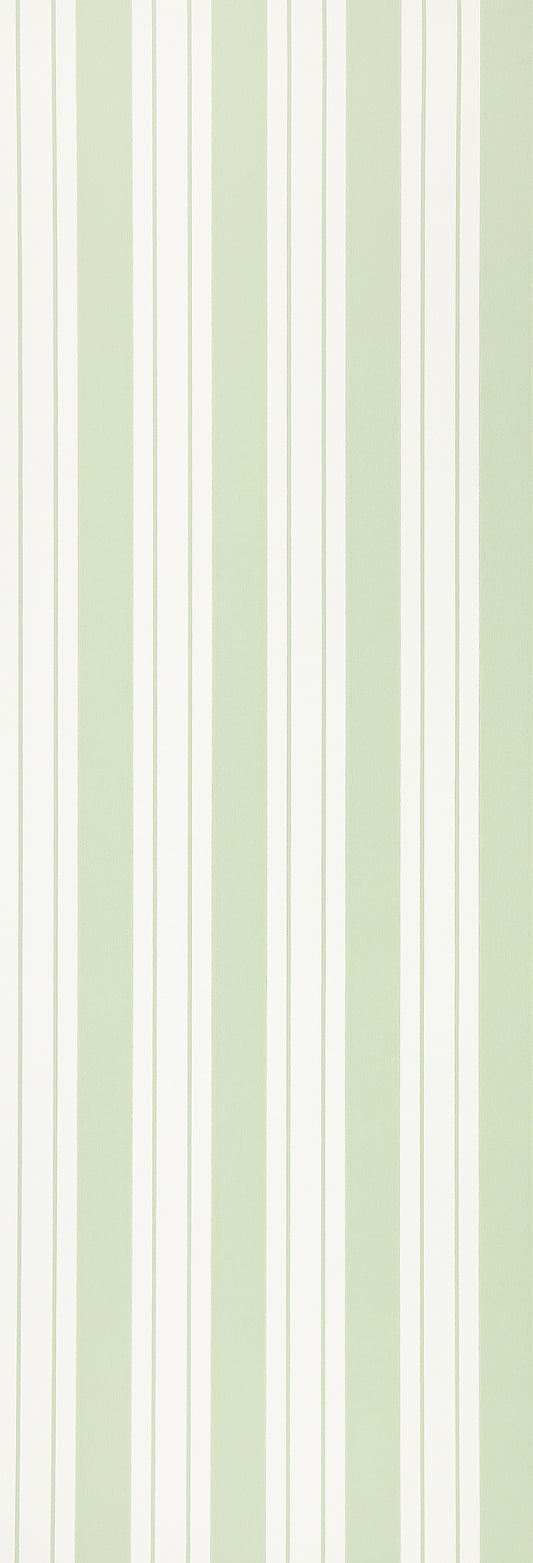 Osborne & Little | Ligorio Stripe wallcovering - Apple