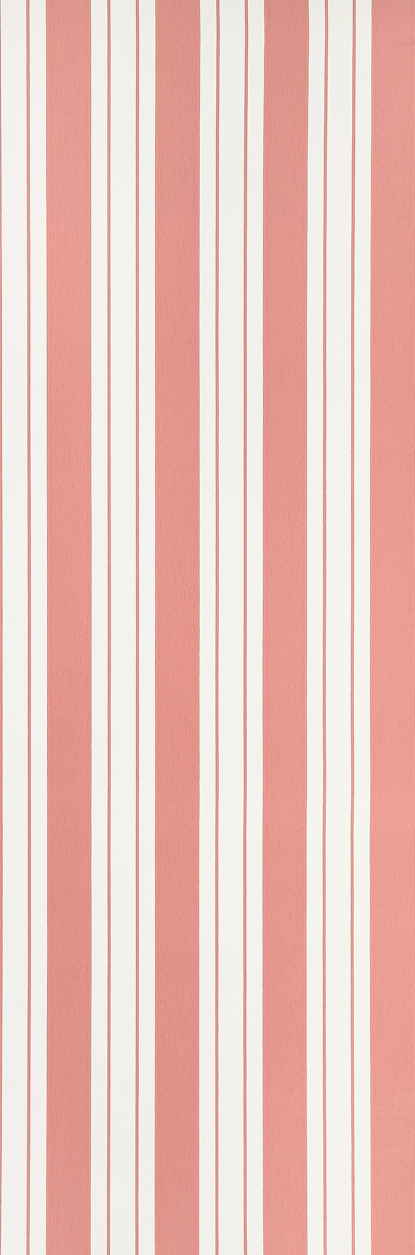 Osborne & Little | Ligorio Stripe wallcovering - Coral