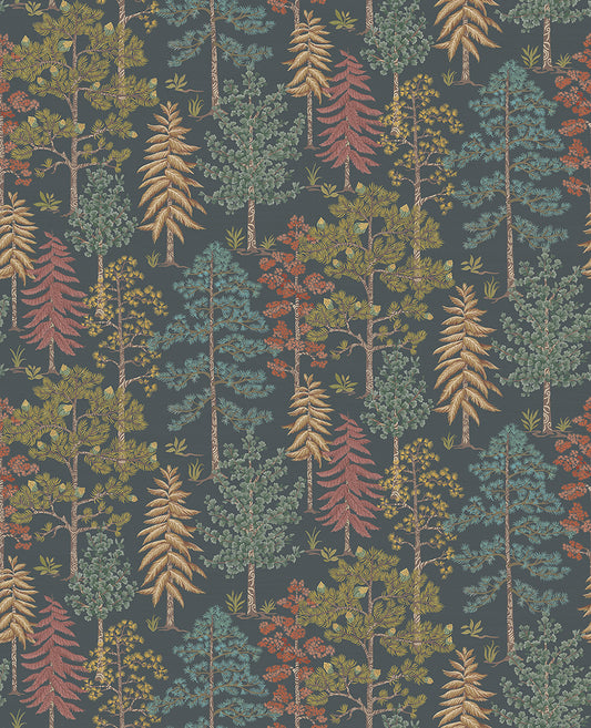 Osborne & Little | Vana wallcovering - Pine / Olive
