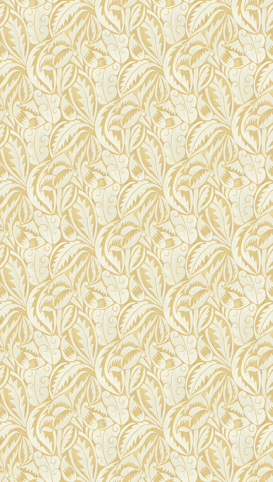 Osborne & Little | Dufy Leaf wallcovering - Ochre