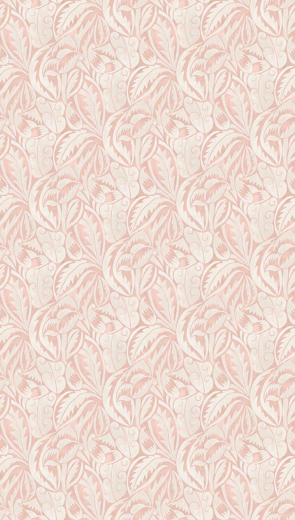 Osborne & Little | Dufy Leaf wallcovering - Blush