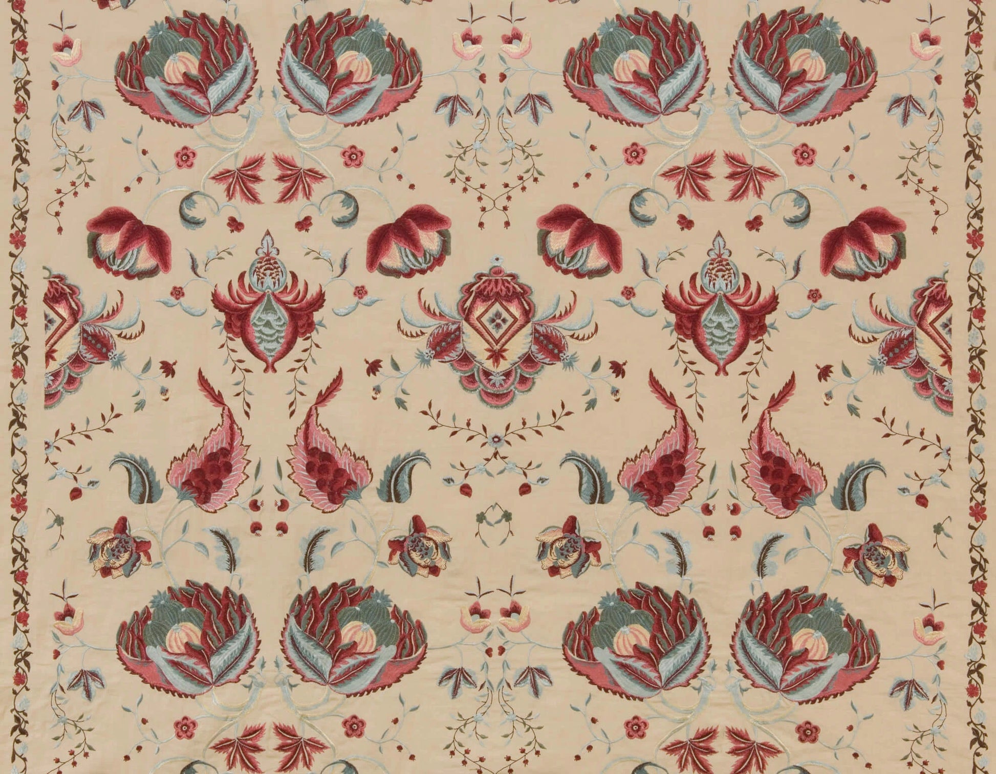 Pierre Frey Pondichery - broderie - Multicolore