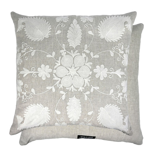 William Yeoward | Zinnia Natural Cushion 60x60cm