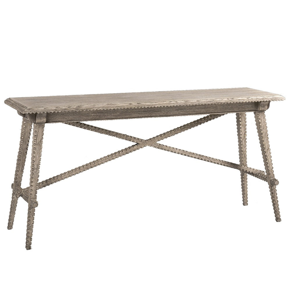 William Yeoward Stratford Console Table Greyed Oak