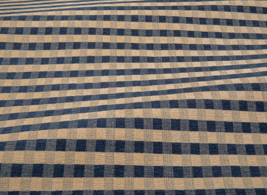 Pierre Frey Ticking check chenille - Royal