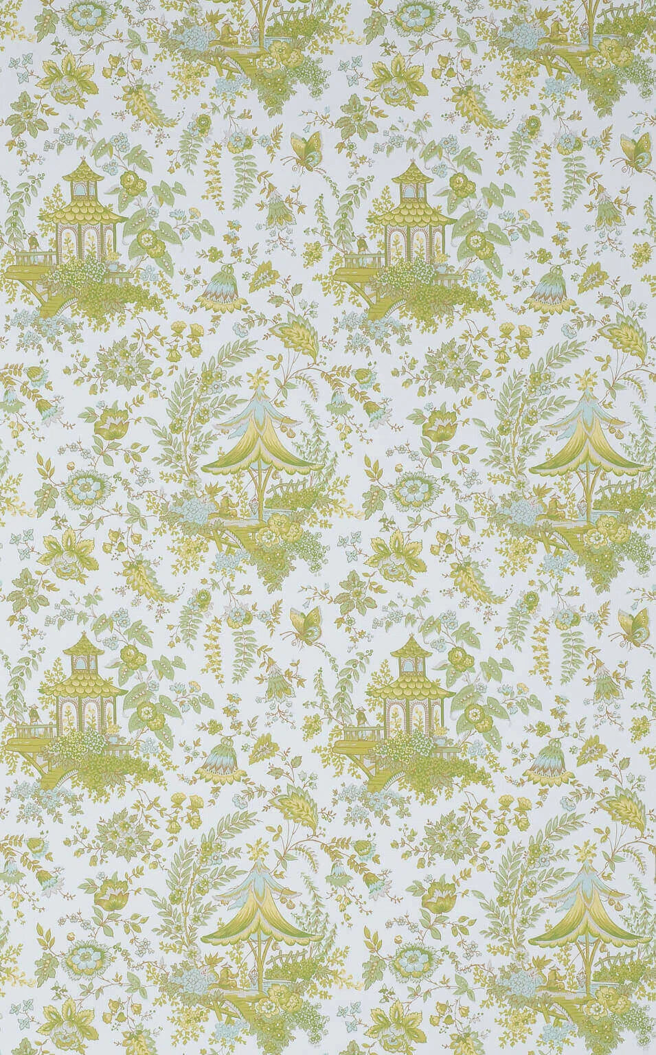 Pierre Frey Wallpaper Gasaki - Lime Green