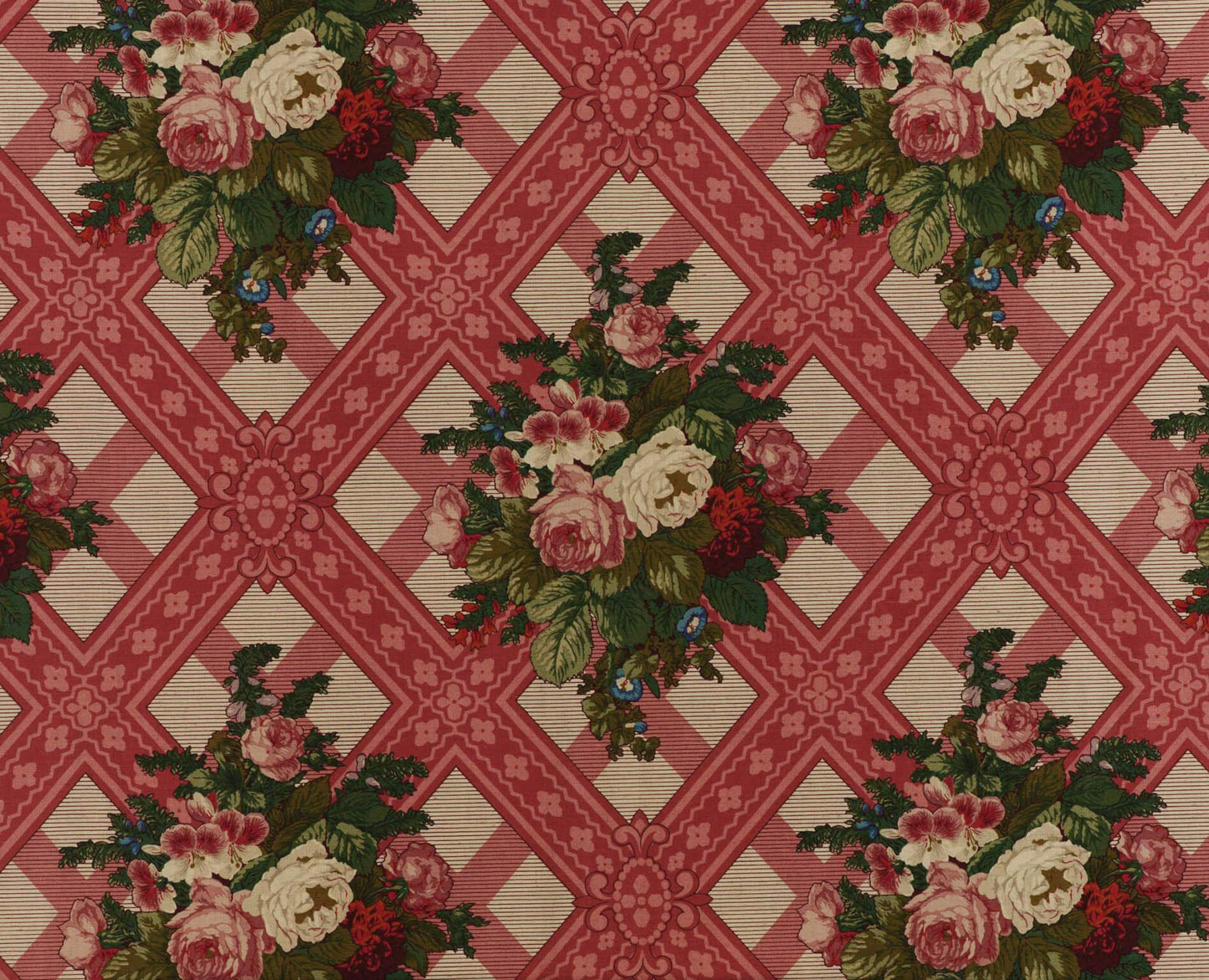 Pierre Frey Napoleon Iii - Metis - Rouge