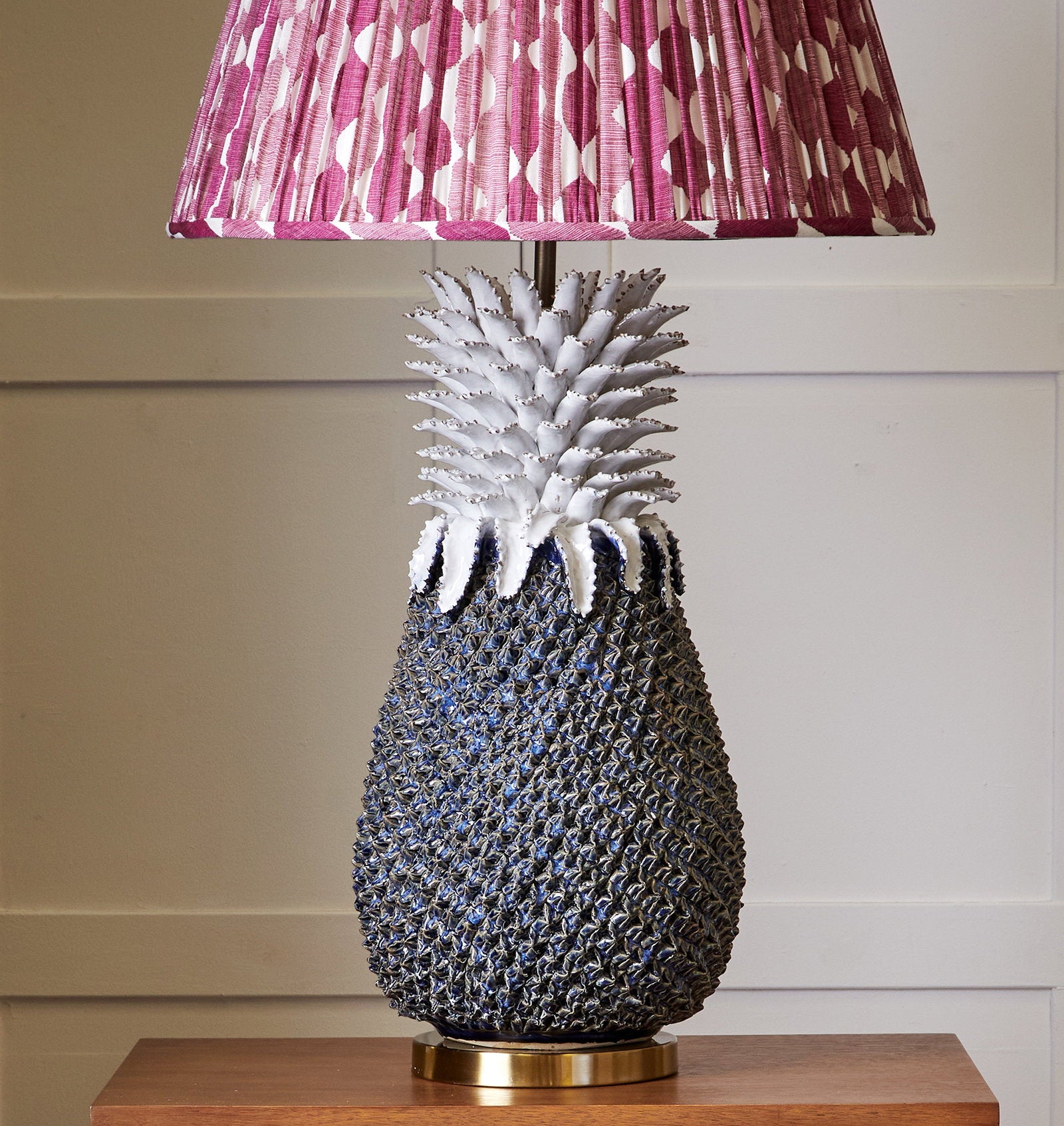 Julian Chichester | Palm Table Lamp Blue and White - Large